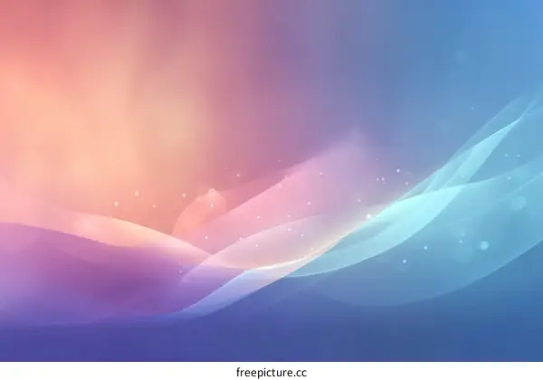 Abstract Color Wave Background Design