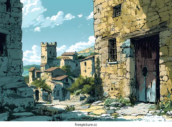 Medieval European Village