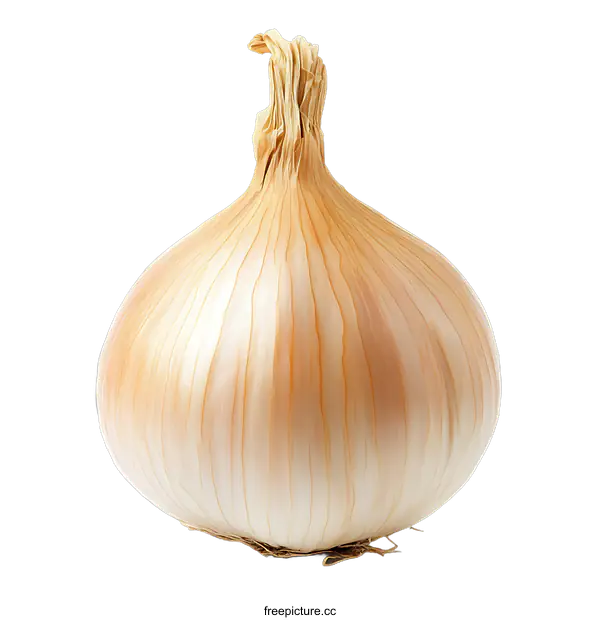 [Transparent Background PNG]Fresh Raw Onion Isolated On transparent background