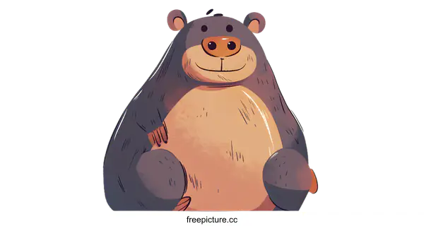 [Transparent Background PNG]Cute Cartoon Bear Illustration