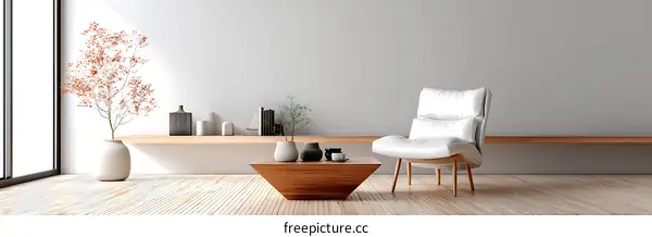 Modern Minimalist Living Room Interior Design