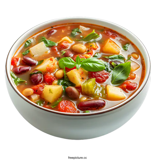 [Transparent Background PNG]A delicious and nutritious bowl of bean soup