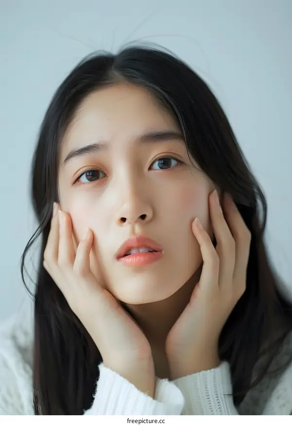 Portrait of a Young Asian Woman