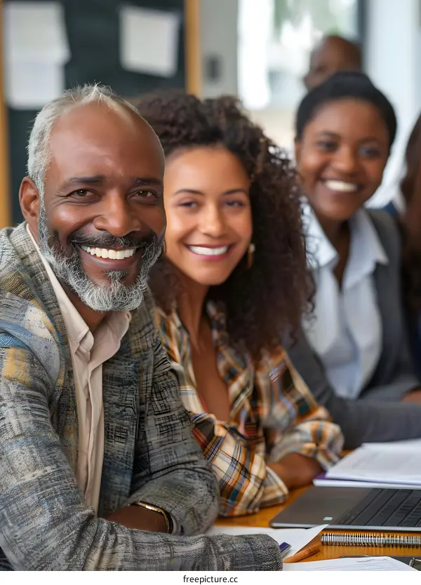 African American Business Professionals Meeting Collaboration Teamwork