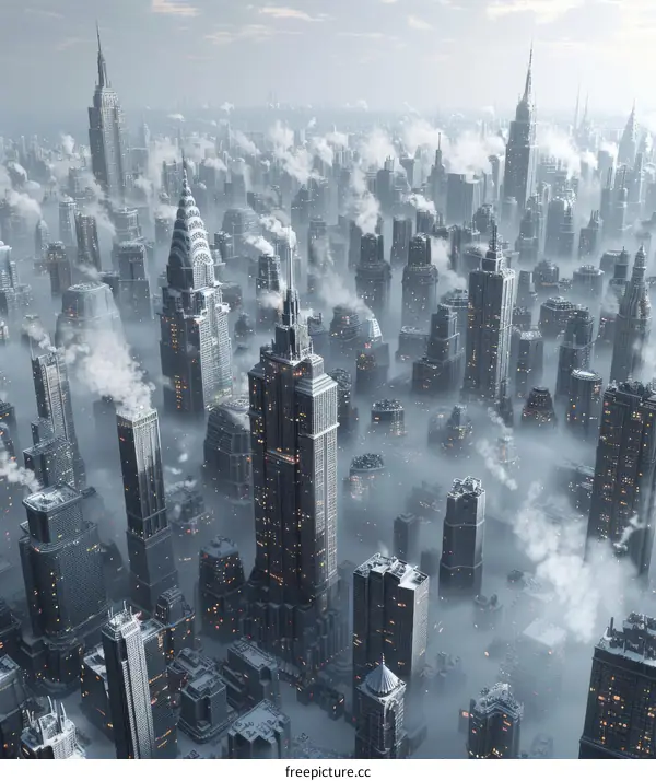 Urban Gloom: A City in Shadow