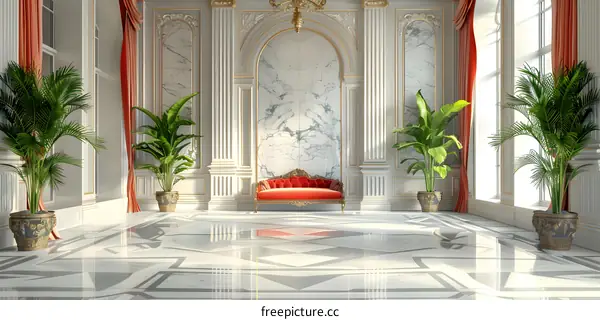Luxurious Interior Design of a Grand Mansion