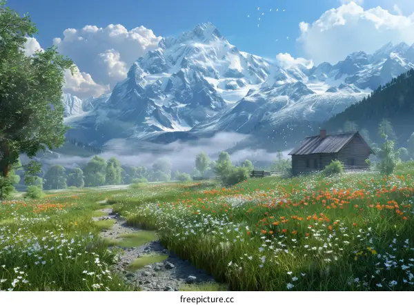 Cabin in the Mountains