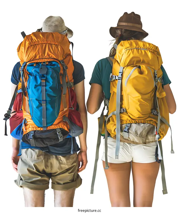 Hikers Ready for Adventure