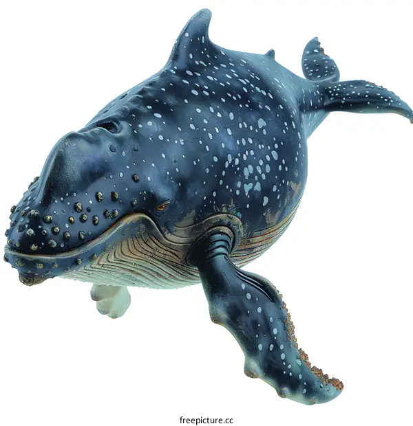 Humpback Whale Isolated Illustration