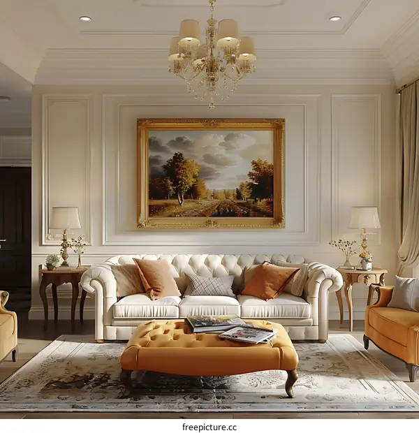 European style living room