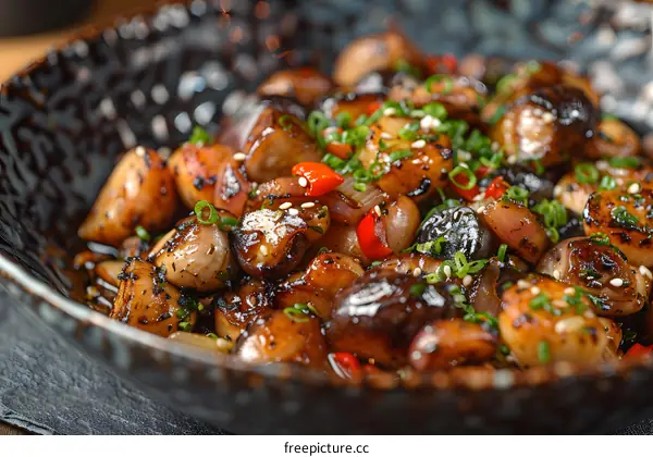 A plate of delicious food