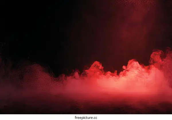 Red Smoke Background Design for Artistic Projects