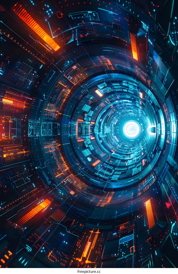 futuristic technology background