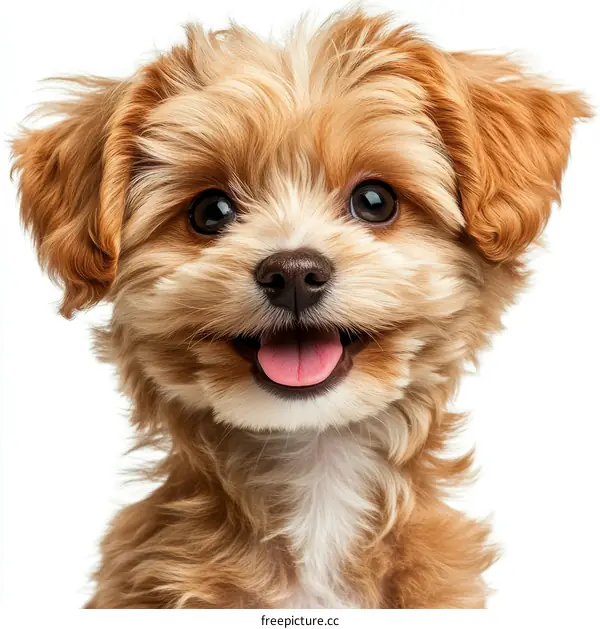 Adorable Puppy Close-Up Portrait