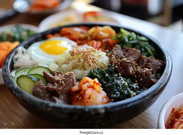 Korean Bibimbap: A Colorful and Flavorful Rice Bowl