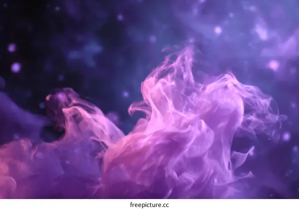 Abstract Purple and Pink Liquid Motion