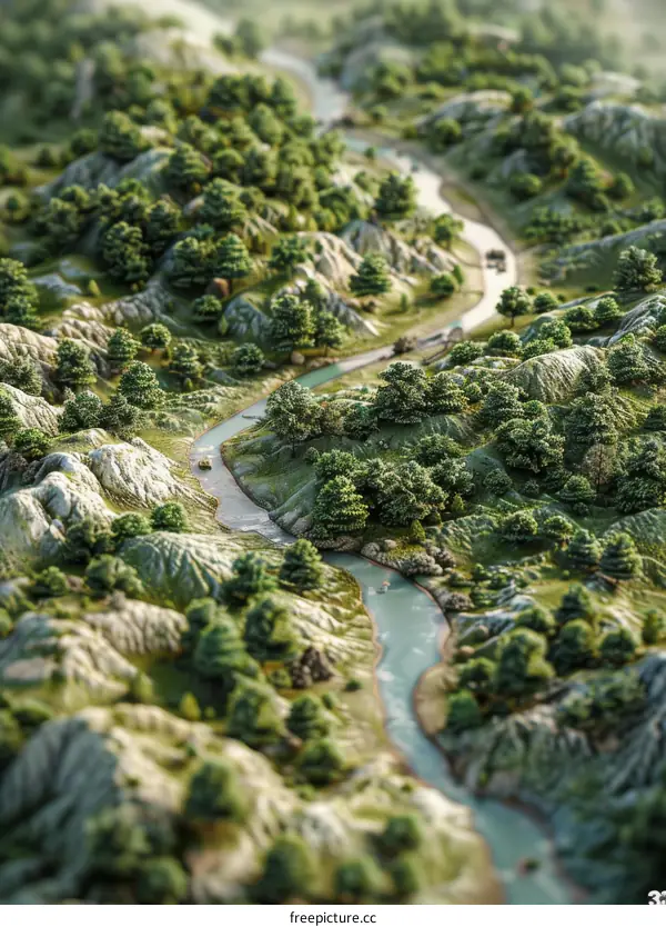 Tranquil Nature Landscape