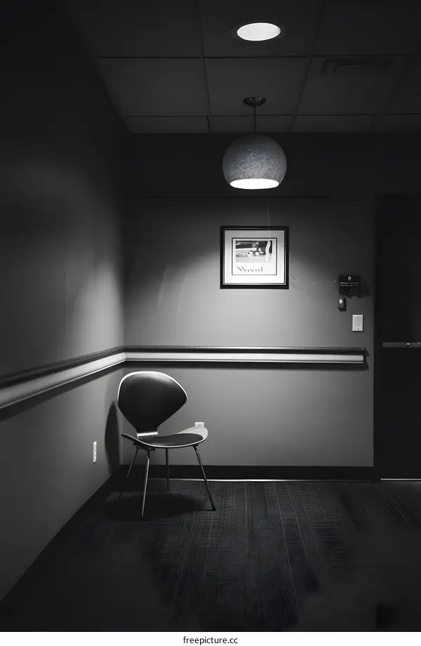 Modern Chair in a Minimalist Room