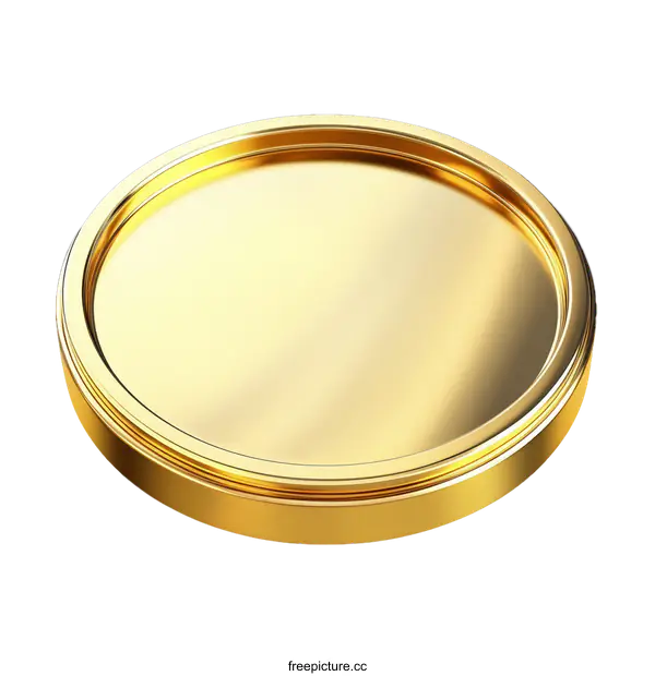 [Transparent Background PNG]Golden Award Medal Illustration