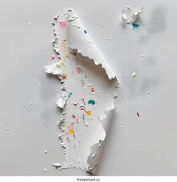 Abstract Painted Canvas Texture Background