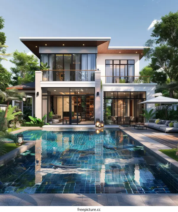Modern Luxury Villa with Private Swimming Pool
