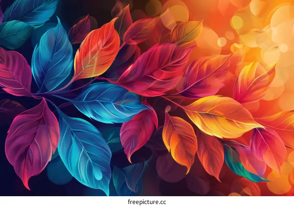 Autumn Leaves: Colorful Symphony