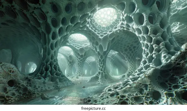 Mystical Underground Alien Cave