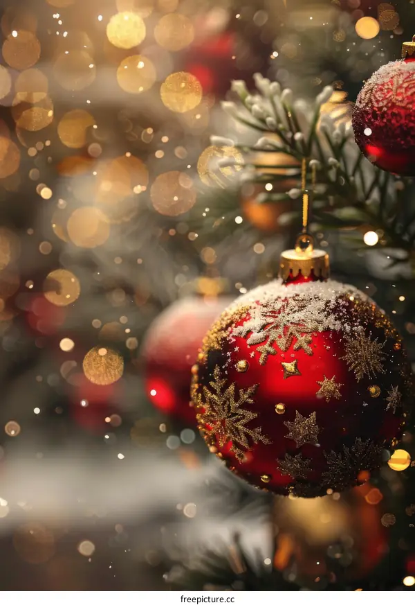 Christmas Decoration on Christmas Tree