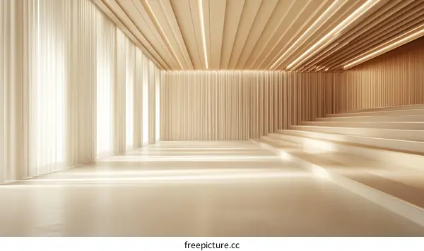 Modern Minimalist Meeting Hall Design