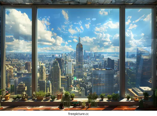 New York City from the Top of the Empire State Building