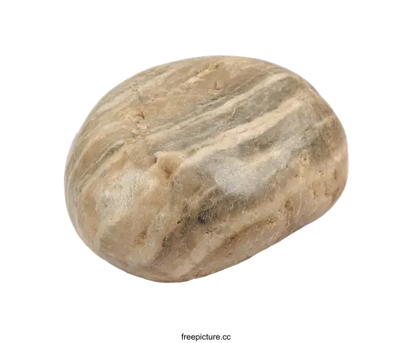 [Transparent Background PNG]Round Stone with Natural Veins