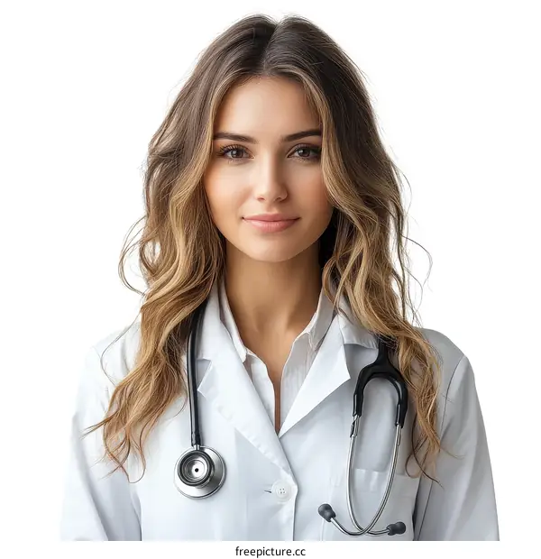 Female Doctor Portrait with Stethoscope