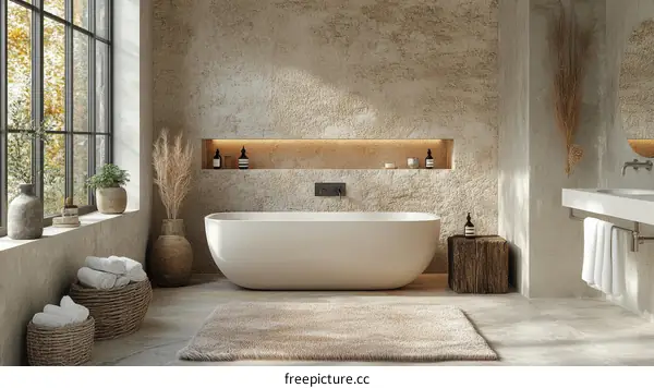 Modern Rustic Bathroom Interior Design