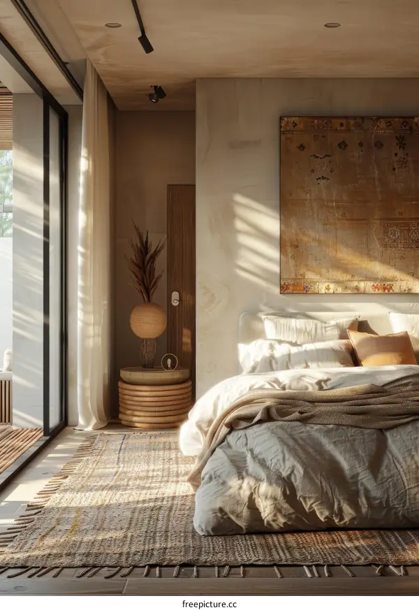 Warm and Cozy Bedroom Interior Design