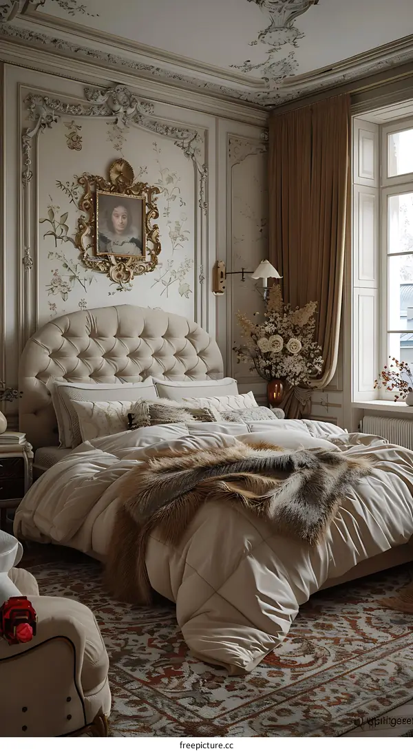 European luxury bedroom