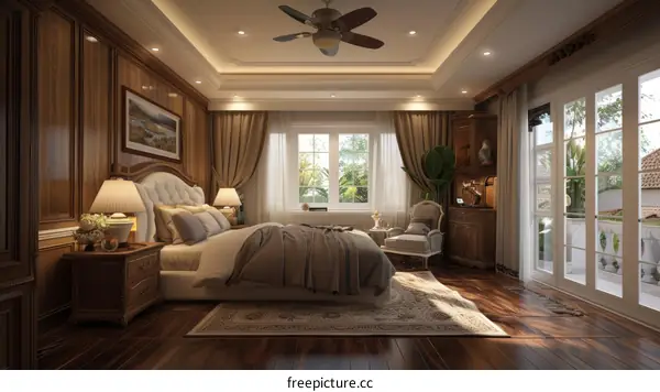 Classic Elegant Bedroom Interior Design