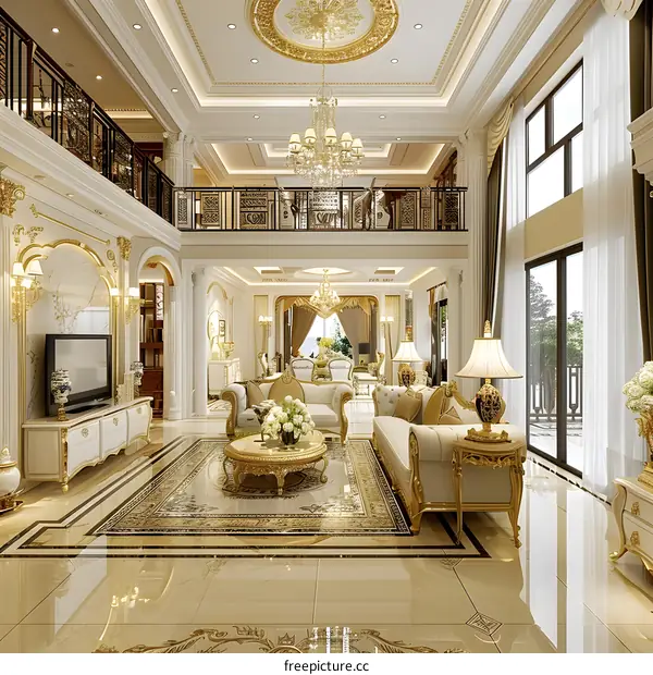 Luxurious Living Room Interior Design