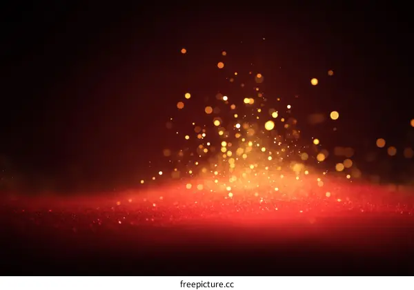 Sparkling Red Abstract Background