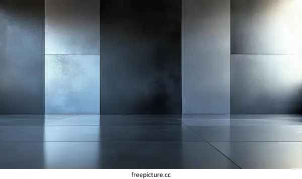 Modern Empty Room Interior Design Illustration