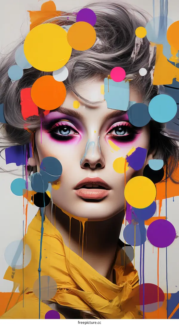 Colorful Sunglasses Portrait