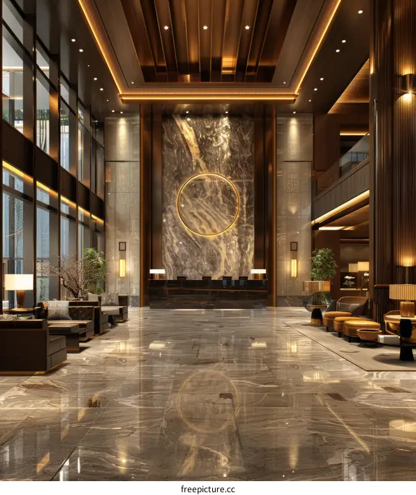 Modern Luxury Hotel Lobby Interior Design
