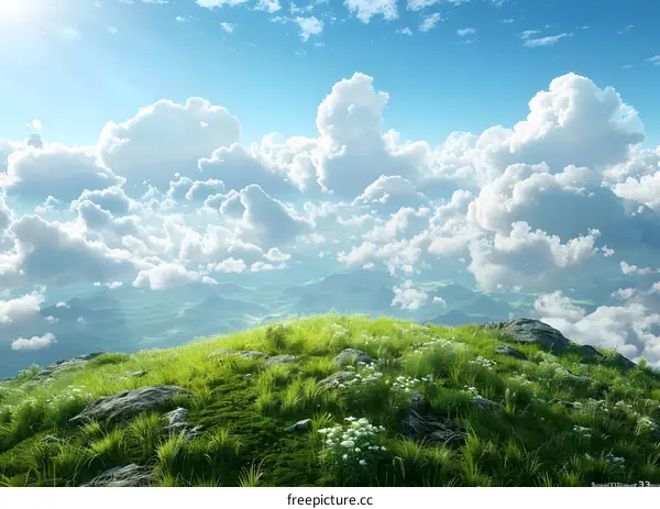 Green Grassy Hilltop