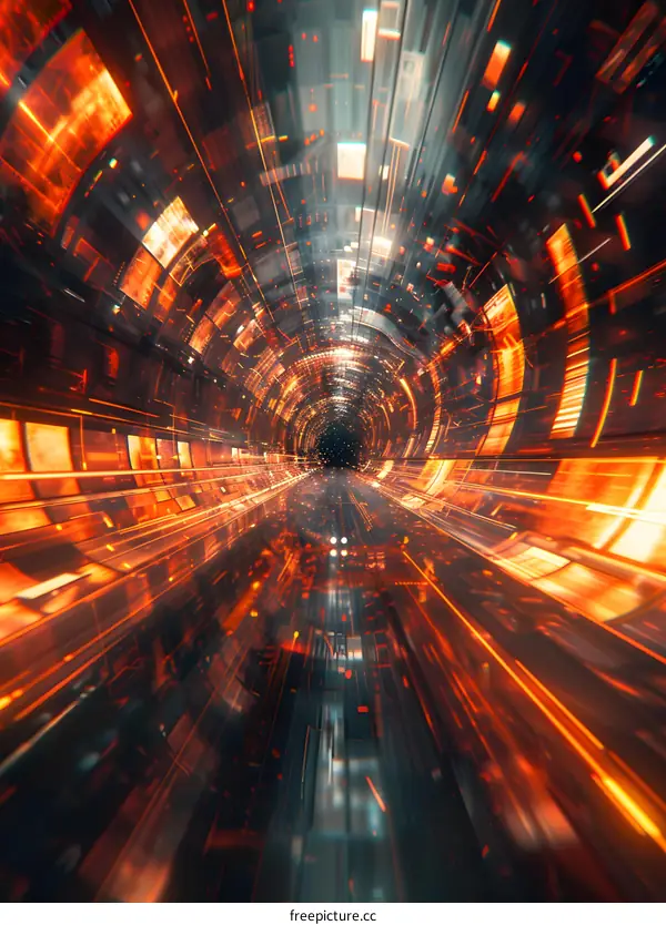 Digital Tunnel of Light and Speed