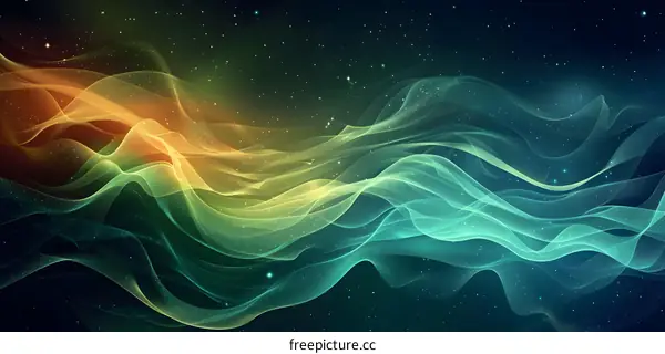 Wavy abstract background