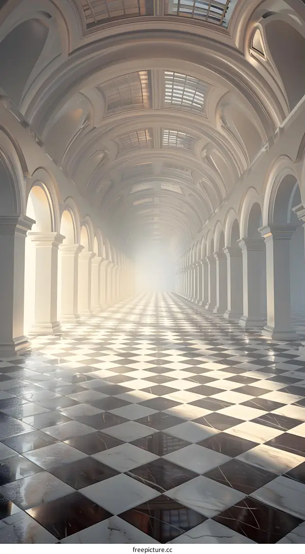 Sci-Fi Archway Corridor