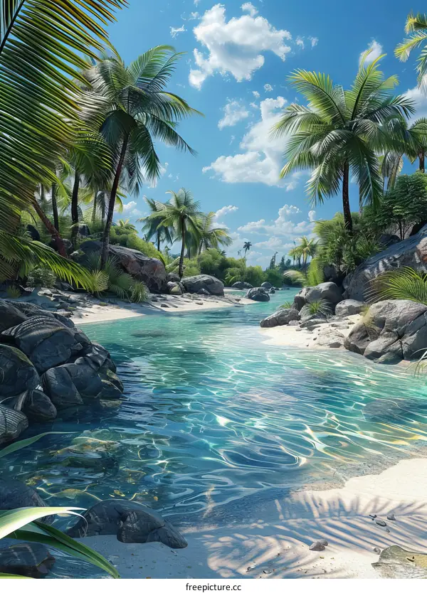 Secluded Beach Haven with Tropical Charm