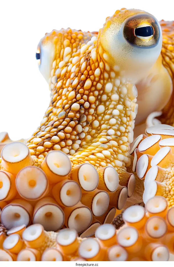Close-up Octopus Portrait