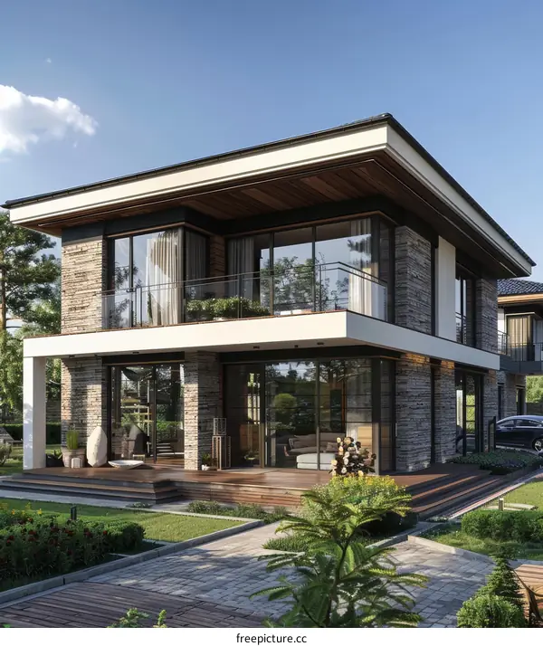 Modern Luxury House Exterior Design