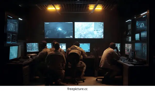 Military Surveillance Operations Room