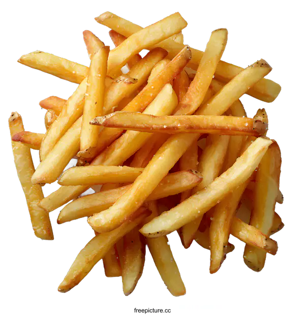 [Transparent Background PNG]Pile of delicious French fries